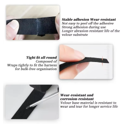 ACM Ruban isolant électrique résistant à la chaleur / Protection étanche Noir 9mmx10m