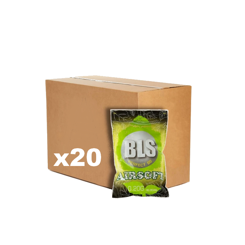 BLS Carton x20 Billes BIO 0.20g X5000