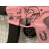GS2.0 Custom Lancer Kitty Tactical M4 LT-44 Stalker NSR M-Lok 8"Pink/Black 120BBs 1.3J