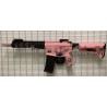GS2.0 Custom Lancer Kitty Tactical M4 LT-44 Stalker NSR M-Lok 8"Pink/Black 120BBs -1J