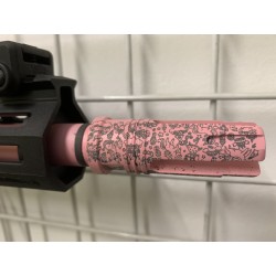 GS2.0 Custom Lancer Kitty Tactical M4 LT-44 Stalker NSR M-Lok 8"Pink/Black 120BBs 1.3J