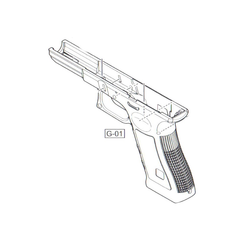 WE Frame G17/18C Gen.4 Vide Tan GBB