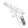 WE Frame G17/18C Gen.4 Vide Tan GBB