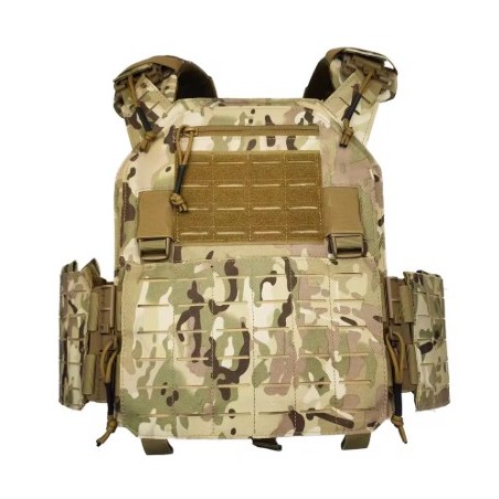 ACM Gilet Assault Plate Carrier Cummerbund QD Multicam
