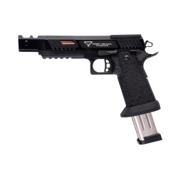 Army Armament R601 TTI Alpha JW3 Combat Master CNC Slide Stippling Grip Noir Gaz 50BBs 1J