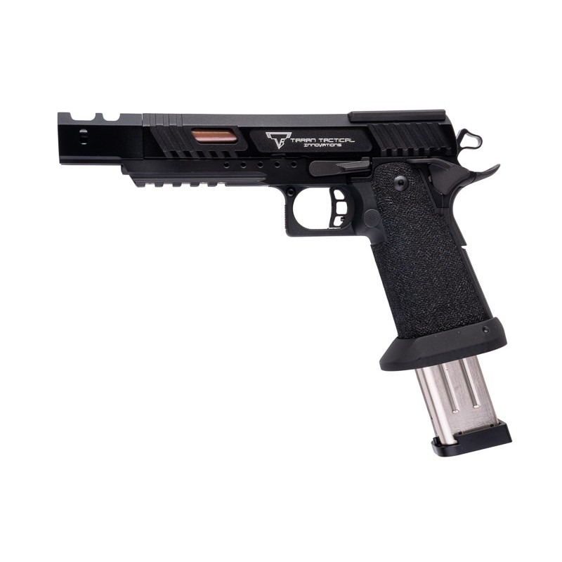 Army Armament R601 TTI Alpha JW3 Combat Master CNC Slide Stippling Grip Noir Gaz 50BBs 1J