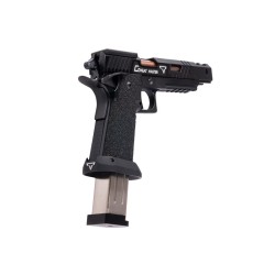 Army Armament R601 TTI Alpha JW3 Combat Master CNC Slide Stippling Grip Noir Gaz 50BBs 1J