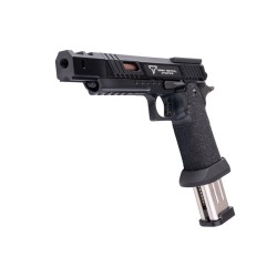 Army Armament R601 TTI Alpha JW3 Combat Master CNC Slide Stippling Grip Noir Gaz 50BBs 1J