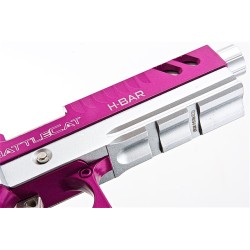 Army Armament Hi-Capa 4.3 Limcat R610 GBB Purple/Silver Gaz 30BBs 0.8J