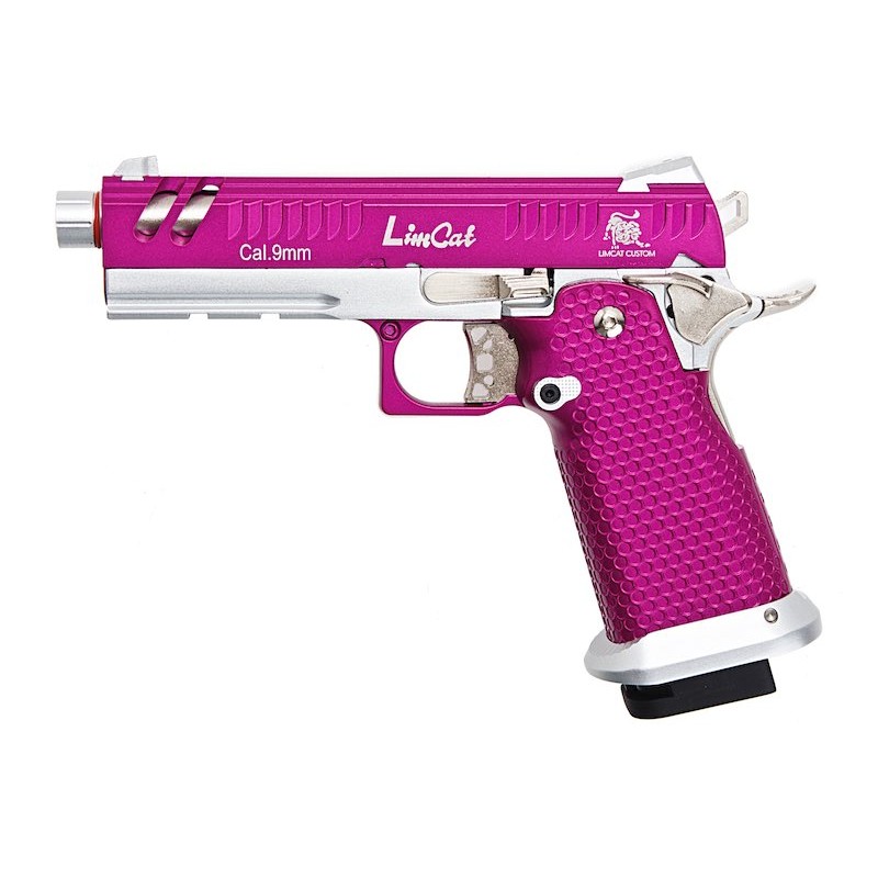 Army Armament Hi-Capa 4.3 Limcat R610 GBB Purple/Silver Gaz 30BBs 0.8J