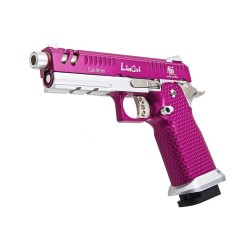 Army Armament Hi-Capa 4.3 Limcat R610 GBB Purple/Silver Gaz 30BBs 0.8J
