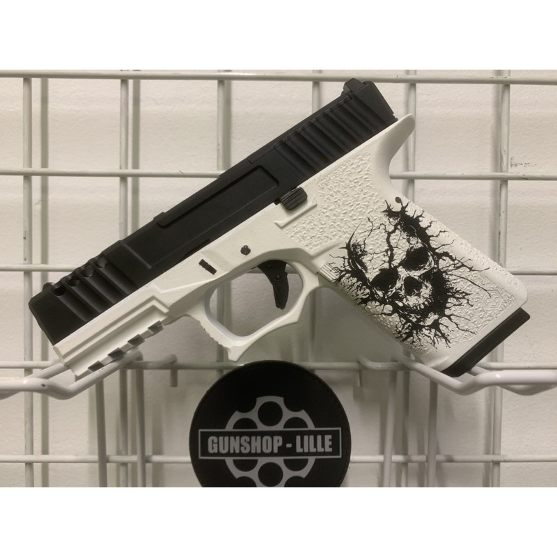 GS2.0 Custom AW Custom VX9 Noir/Blanc Skel mod1 Precut Gaz 23BBs 1J VX9110