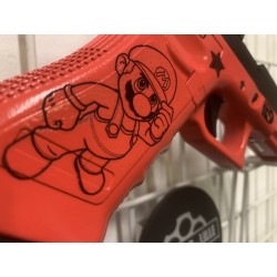 GS2.0 JS Tactical G17 Gen.3 Mario Noir/Rouge Gaz 25BBs 1J