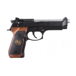 WE M9 Biohazard Black Semi Co2 25BBs