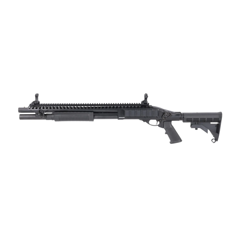 Specna Arms SA-VGS7 VAPOR M870 Long Gaz Black 1.2J