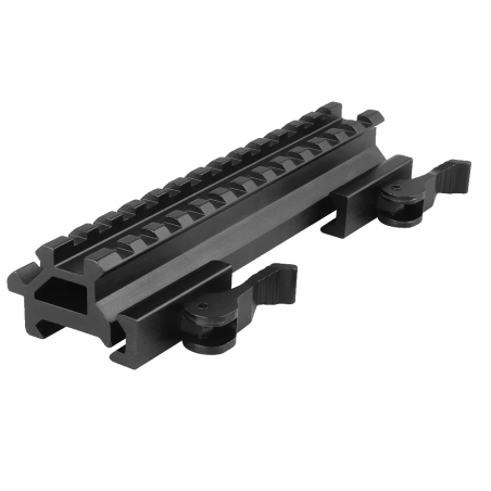 ACM Réhausse de Rail Picatinny QD 45° 13 Slot 14cm Métal Noir