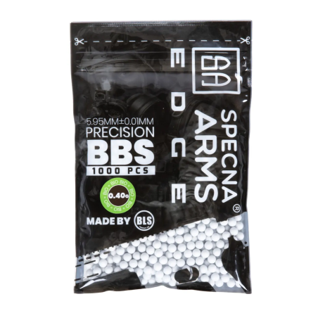 Specna Arms EDGE / BLS Billes BIO 0.40g X1000 White