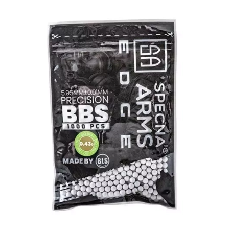 Specna Arms EDGE / BLS Billes BIO 0.43g X1000 White