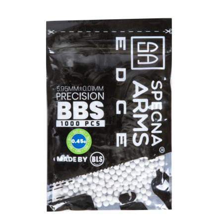 Specna Arms EDGE / BLS Billes BIO 0.45g X1000 White
