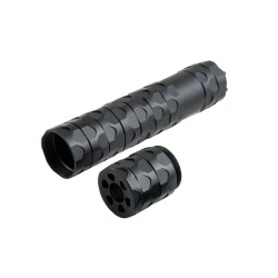 RWA Lone Wolf Elimin8r Suppressor Alu CNC Bk 14mm-