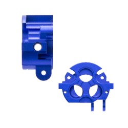 C&C Tac TM SAIGA 12 GBBR Enhanced Nozzle Feeding Rear Base CNC Aluminum Blue