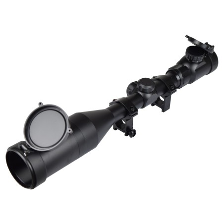 Snow Wolf Lunette 3-9X50mm E Black Rét:Rouge