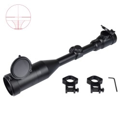 Snow Wolf Lunette 3-9X50mm E Black Rét:Rouge