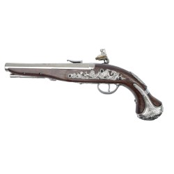 HFC Pistolet Flintlock "GEORGE WASHINGTON" Gaz Silver 22BBs 1J