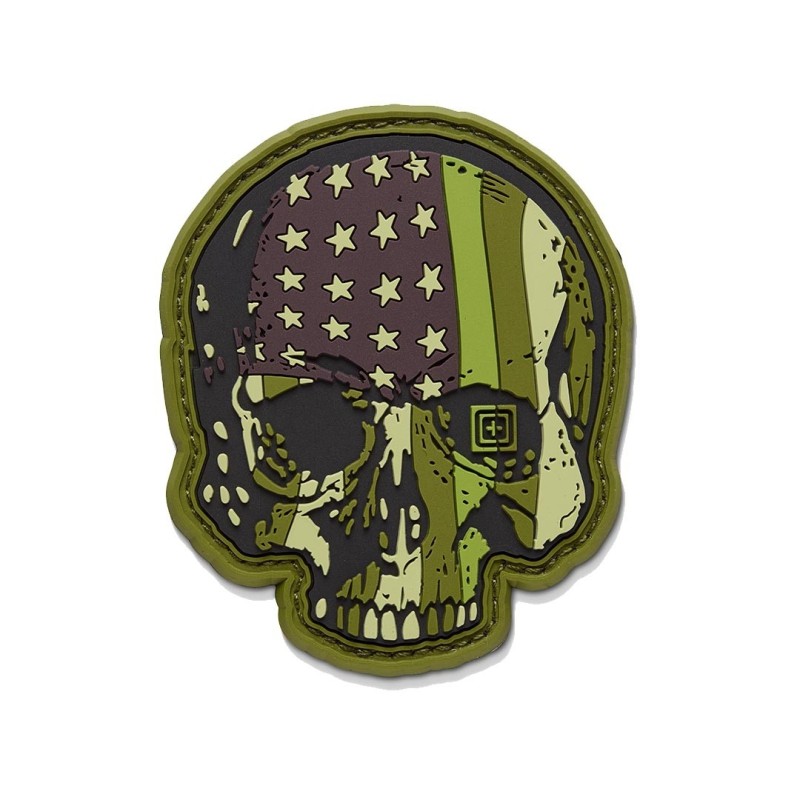 5.11 Patch Patriot Skull OD