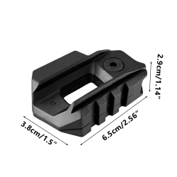 ACM Adaptateur Holster Rigide Ambidextre Universel / Rail Inferieur Picatinny QD Noir
