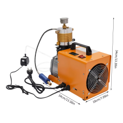 ACM Compresseur HPA / PCP 300 bars 4500PSI 1800W 220V Orange
