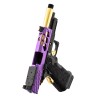 Lancer Tactical Hi-Capa 4.3 Stryk GBB Gaz Purple/Gold 23BBs 1J
