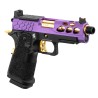 Lancer Tactical Hi-Capa 4.3 Stryk GBB Gaz Purple/Gold 23BBs 1J