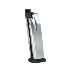 Springfield Armory / WE Chargeur XDM 4.5" Gaz 25BBs Silver 6mm