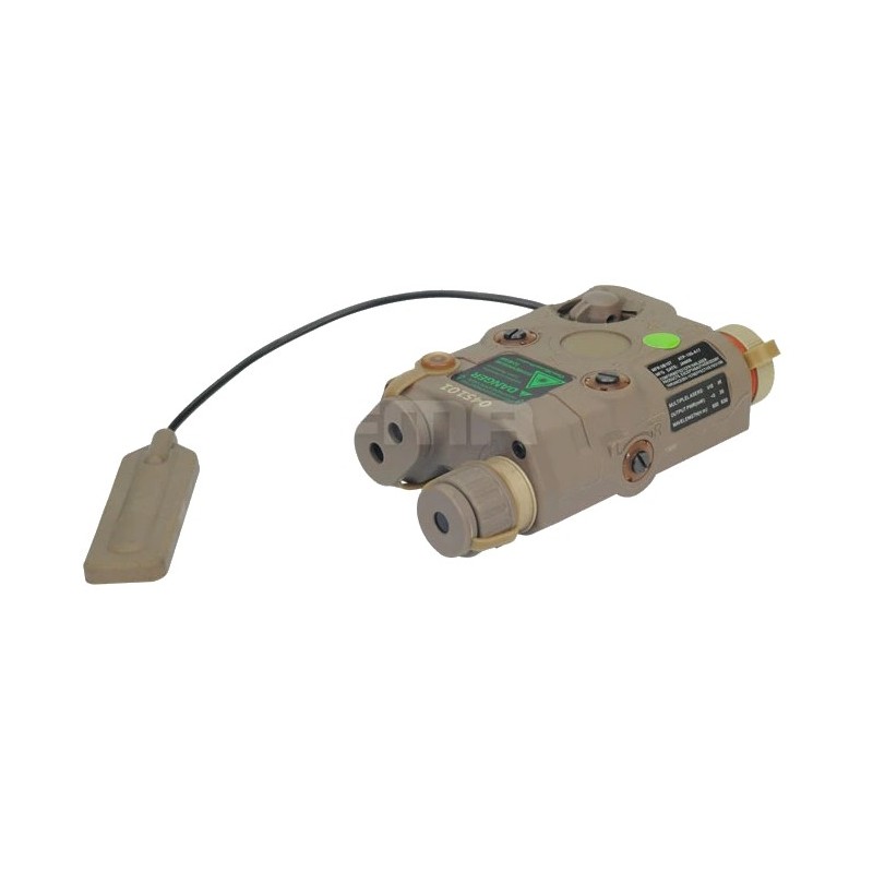 FMA AN/PEQ-15 Upgrade Version LED White light + Red laser with IR Lenses DE