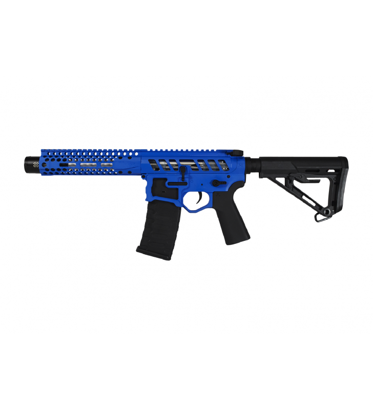 GS2.0 Custom HPA EMG F-1 Firearms PDW Storm Blue/Black 300BBs 1J