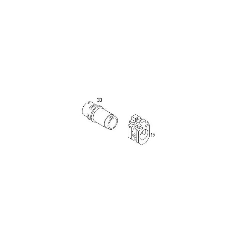 KWA / KSC Barrel Guide & Guard MP9 Black Part-33/15 (Reconditionné)