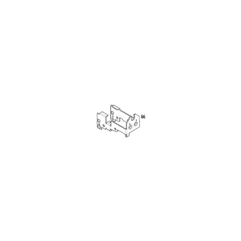 KWA / KSC Chassis Métal MP9 Black Part-66 (Reconditionné)