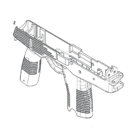 KWA / KSC Lower Receiver OD MP9 A1 Part-2 (Reconditionné)