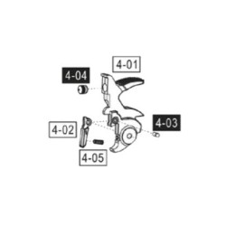 ASG Dan Wesson 715 Set Chien Silver Part:4-01