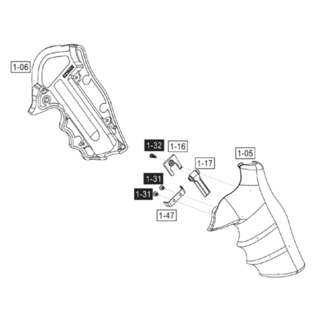 ASG Dan Wesson 715 Grip Pistol Complet Part:1-05/1-06