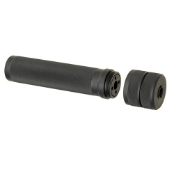 FMA Silencieux PBS-1 AK 14mm- / 24mm+ Noir 202mm
