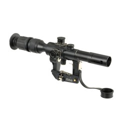 S&T Lunette Dragunov SVD/SVU 4X24mm PSO-1 Rét:Rouge