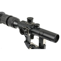 S&T Lunette Dragunov SVD/SVU 4X24mm PSO-1 Rét:Rouge