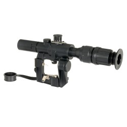 S&T Lunette Dragunov SVD/SVU 4X24mm PSO-1 Rét:Rouge