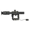 S&T Lunette Dragunov SVD/SVU 4X24mm PSO-1 Rét:Rouge