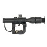 S&T Lunette Dragunov SVD/SVU 4X24mm PSO-1 Rét:Rouge