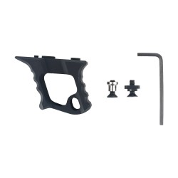 METAL Poignée Grip Short Hand Stop Keymod/M-LOK Noir Alu