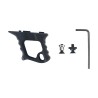 METAL Poignée Grip Short Hand Stop Keymod/M-LOK Noir Alu
