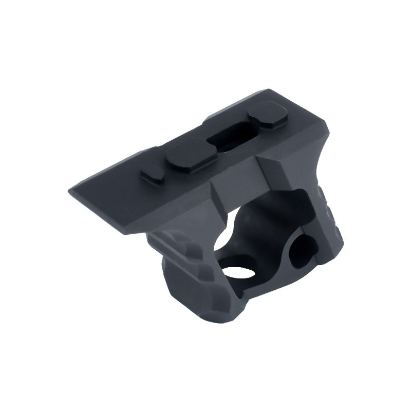 METAL Poignée Grip Short Hand Stop Keymod/M-LOK Noir Alu
